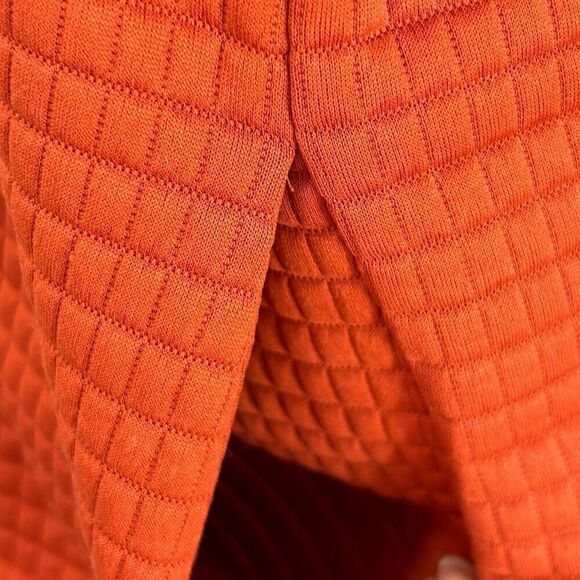 Chico’s Burnt Orange Zip Cardigan Jacket Pockets Size 3 - Picture 7 of 10